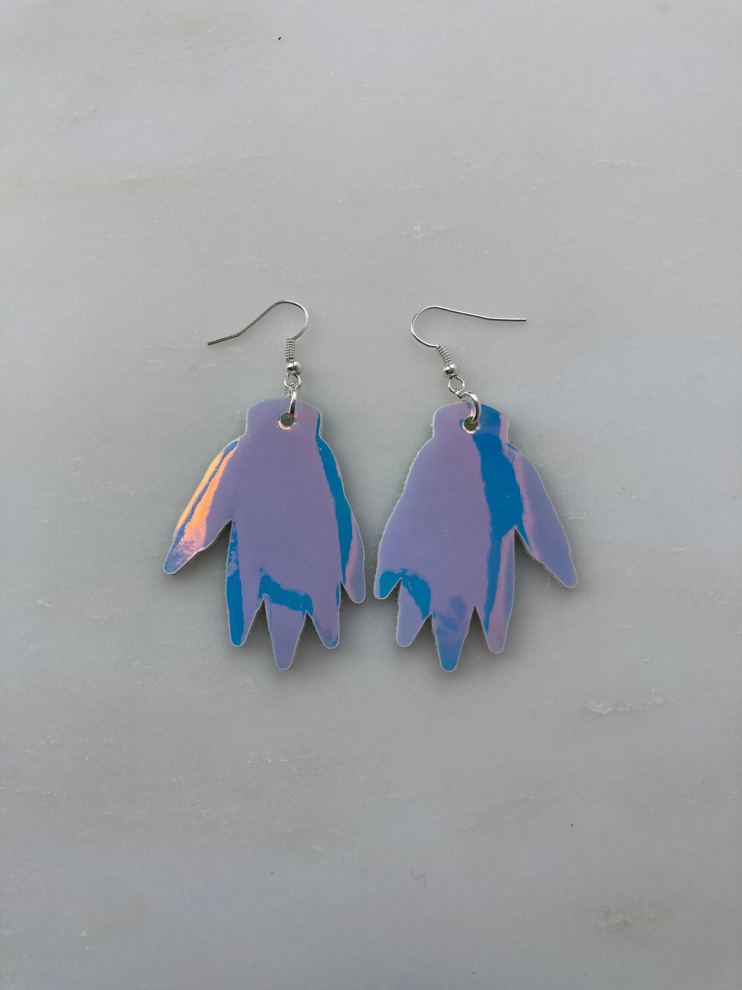 *Seconds* Sparkly Hand Earrings - Fluro Green image 8