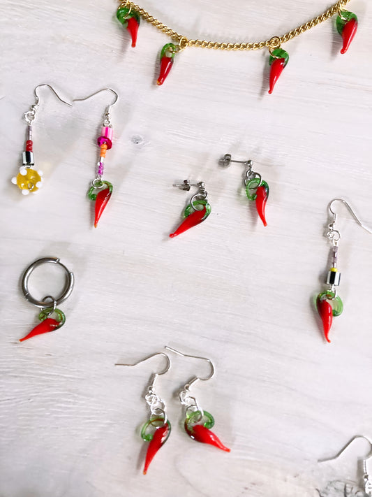 Arty Chilli Abstract Dangle Earrings image 1