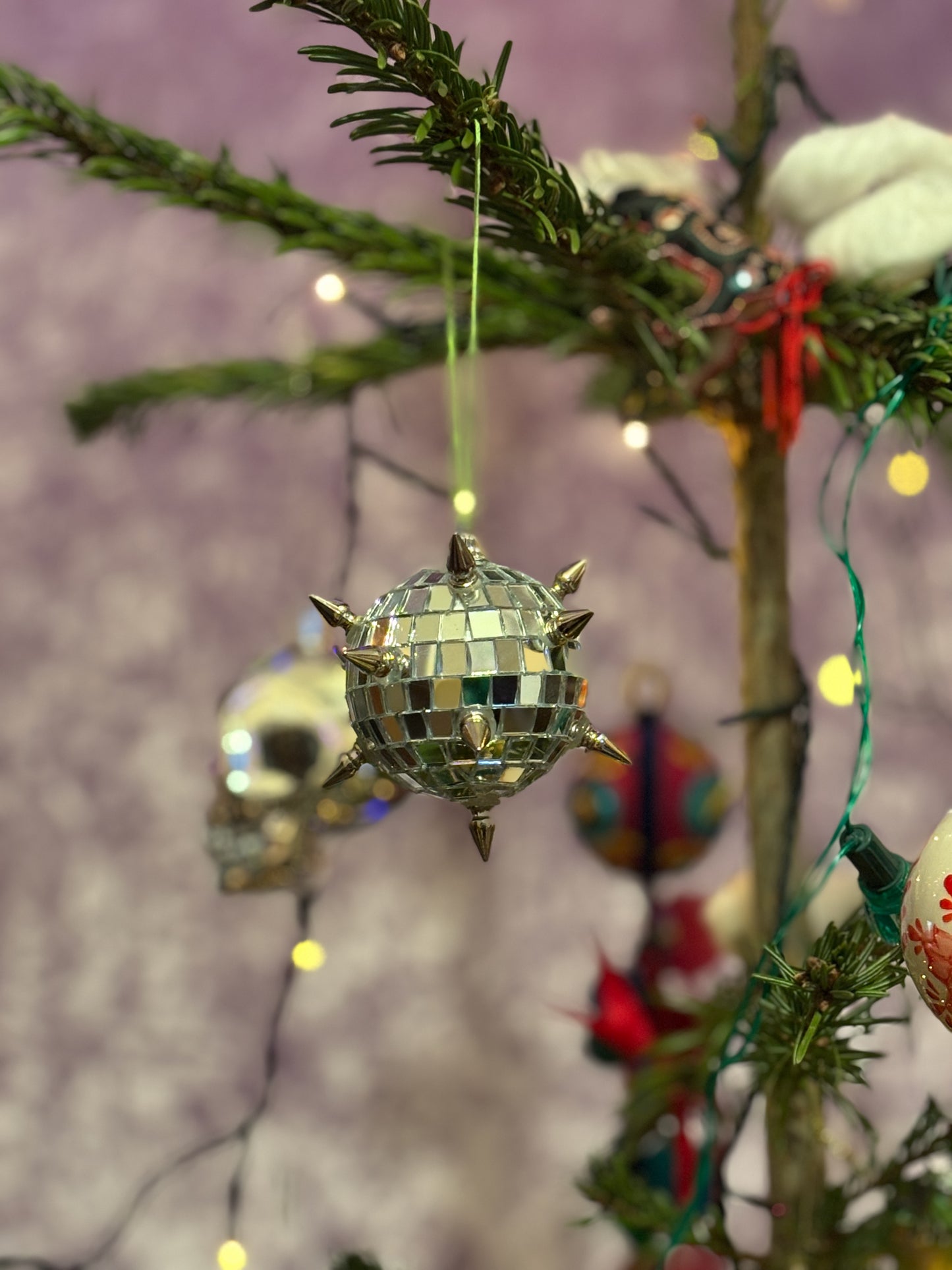 Studded Mirror Bauble image 0