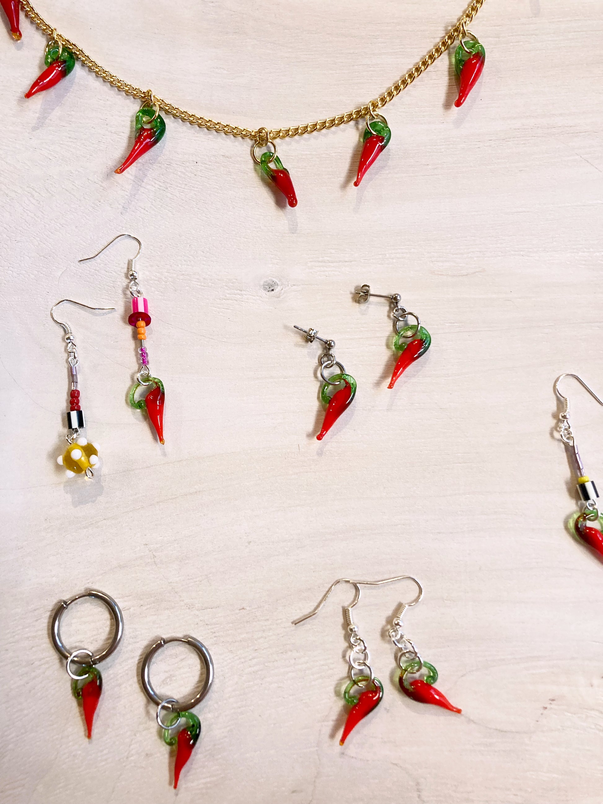 Arty Chilli Abstract Dangle Earrings image 3