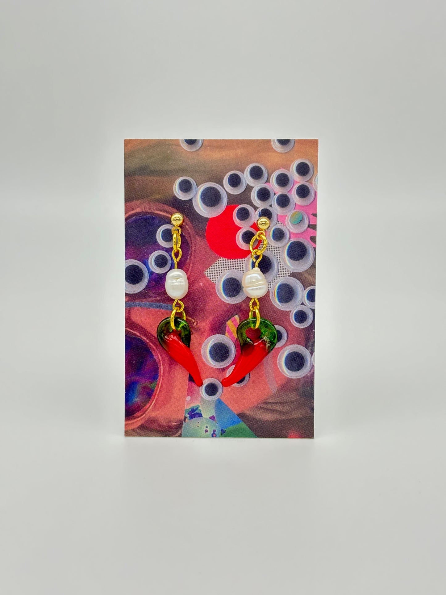 Freshwater Pearl Chilli Earrings image 3