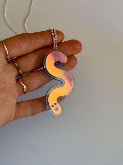 Wormie Necklace - Twilight Aurora image 10