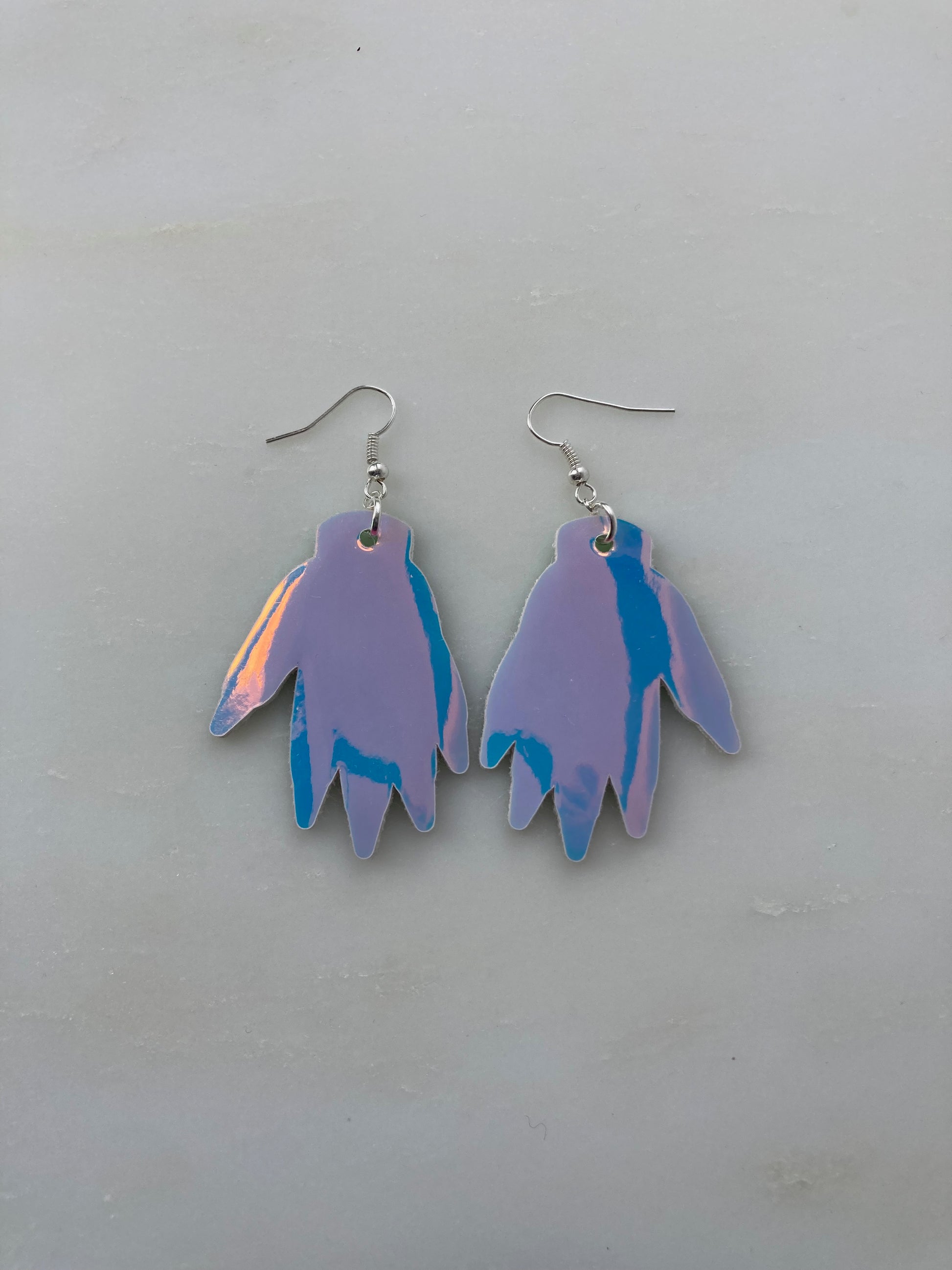 *Seconds* Sparkly Hand Earrings - Fluro Green image 8