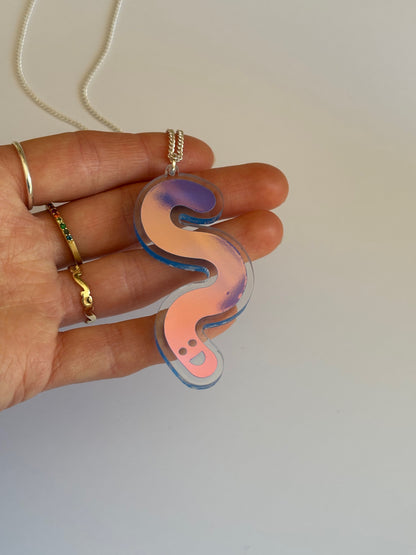 Wormie Necklace - Twilight Aurora image 11