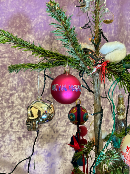 Pink Matte Nat Bauble image 1
