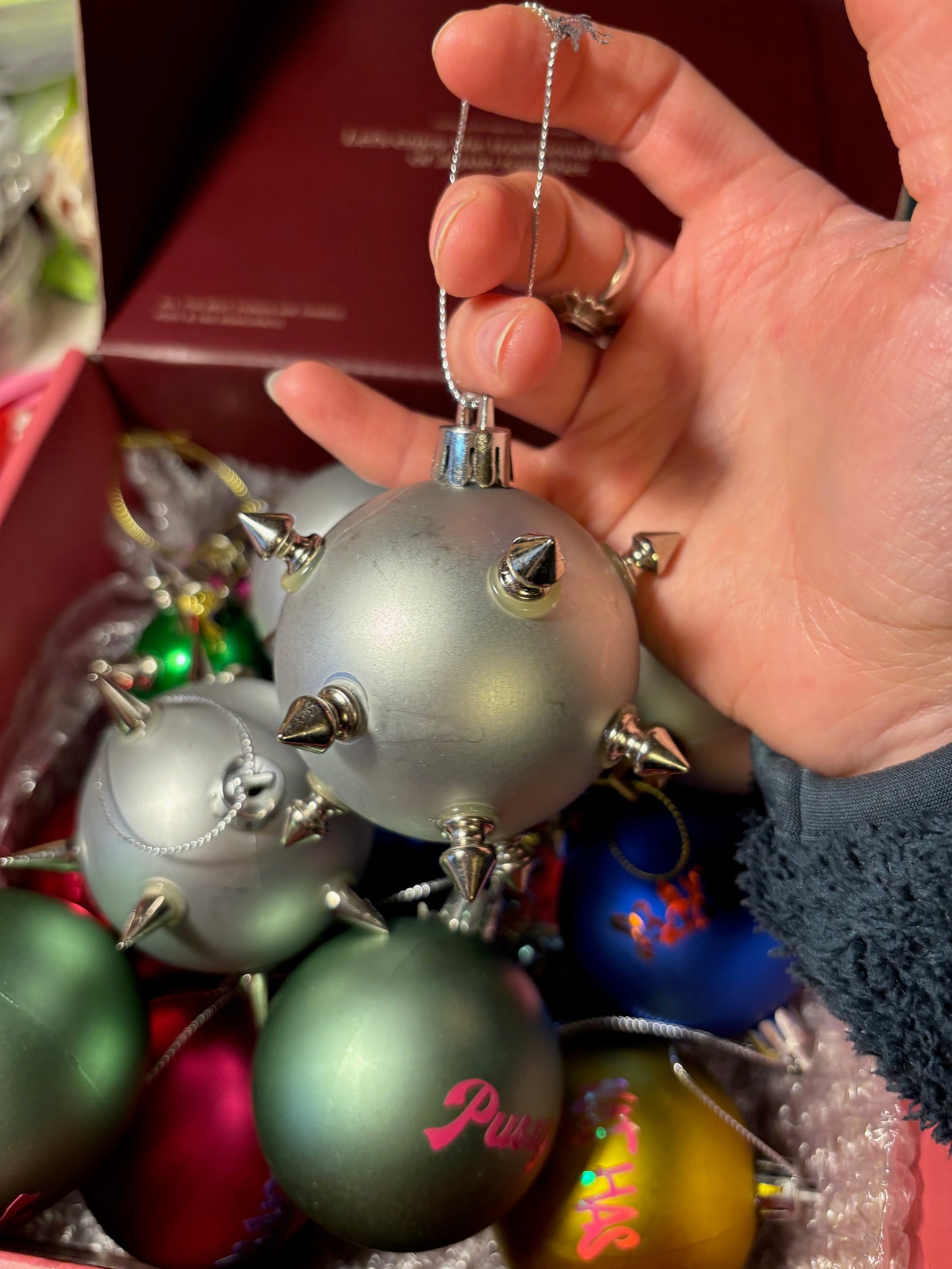 Matte Studded Bauble image 1