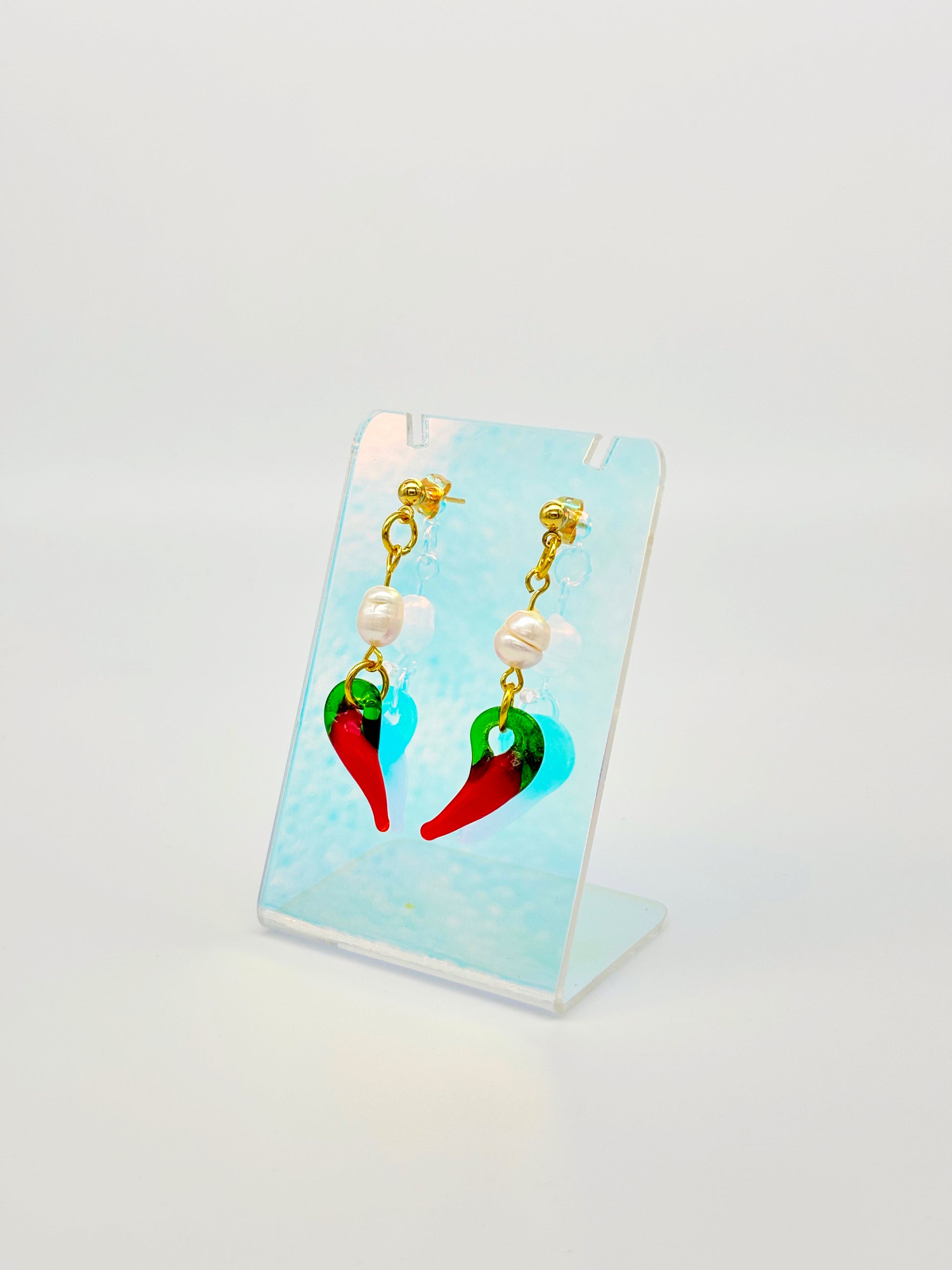 Freshwater Pearl Chilli Earrings image 2