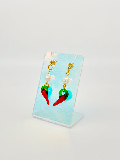 Freshwater Pearl Chilli Earrings image 2