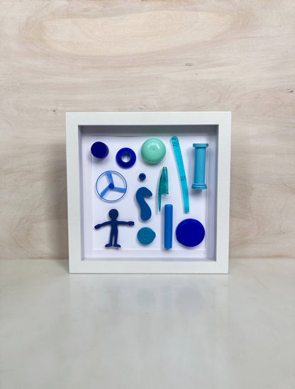 Plastic Paradise Frame in Blue image 2