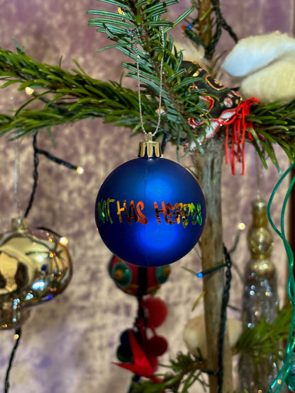 Blue Matte Nat Bauble image 2