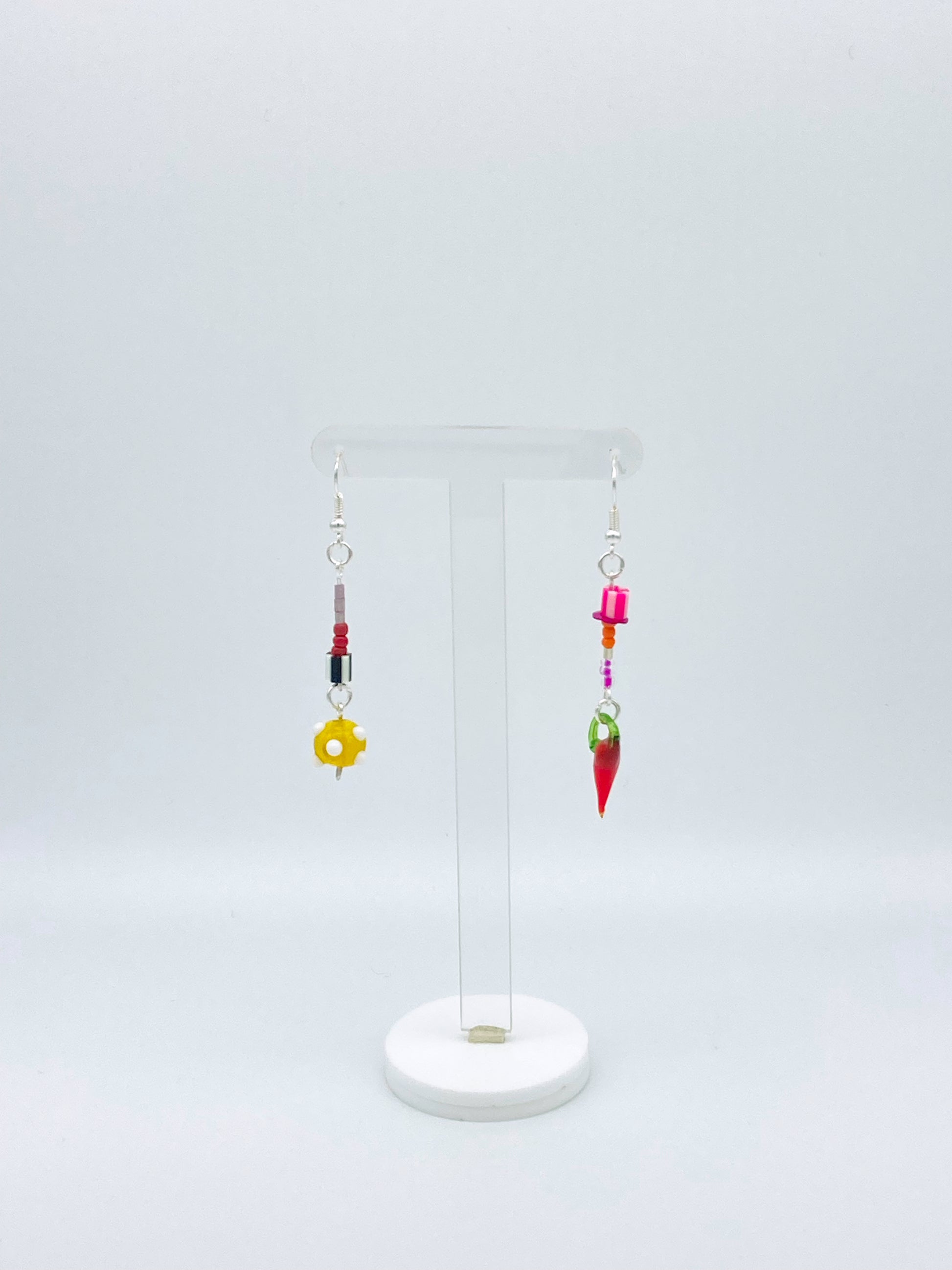 Arty Chilli Abstract Dangle Earrings image 0