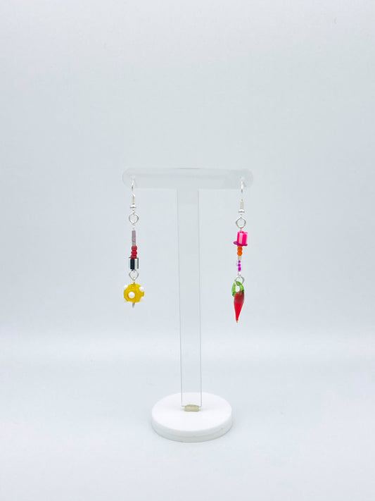 Arty Chilli Abstract Dangle Earrings image 0