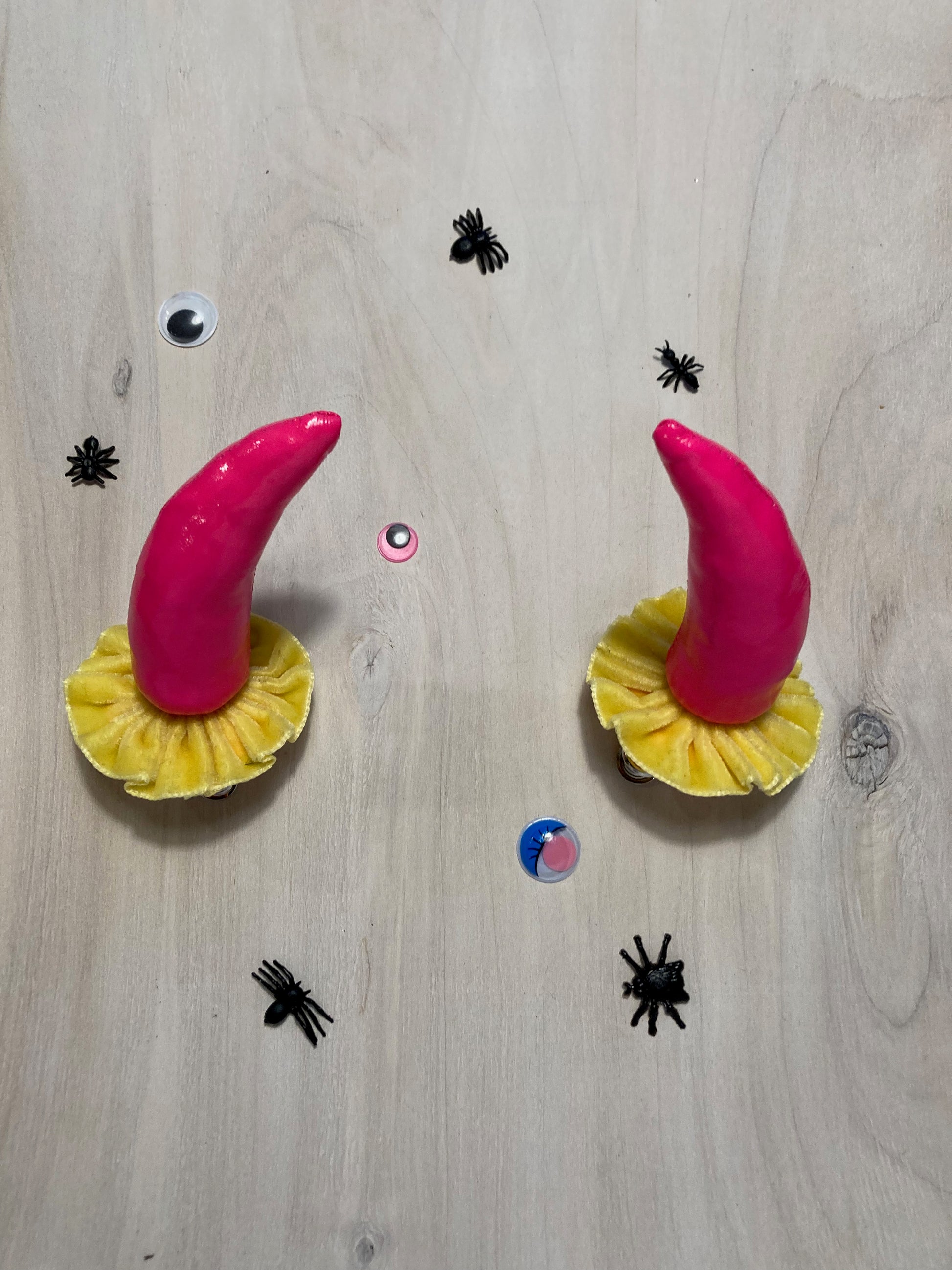 Pink Clip on Devil Horns image 4