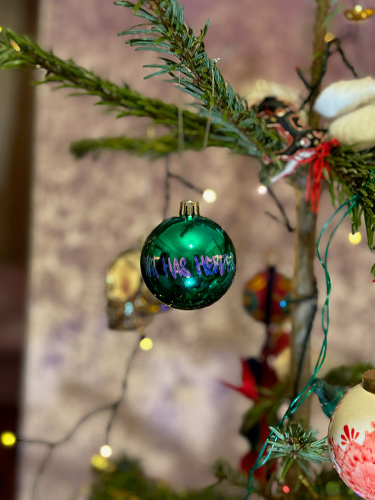 Teal Chrome Nat Bauble image 0