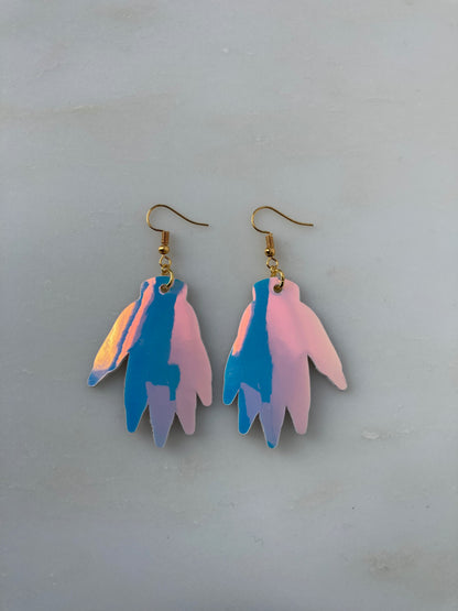 Sparkly Hand Earrings - Gold image 8