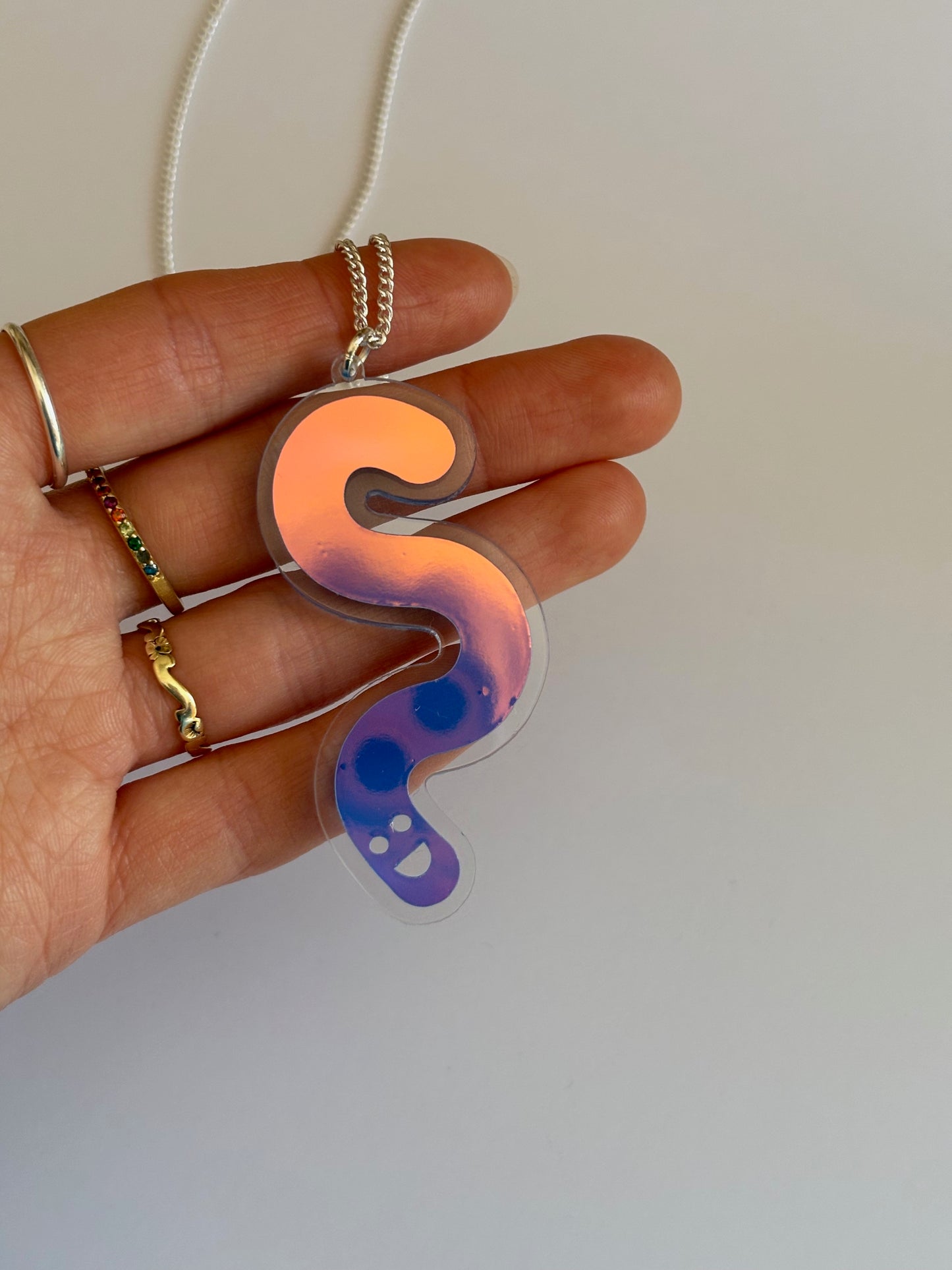 Wormie Necklace - Twilight Aurora image 7