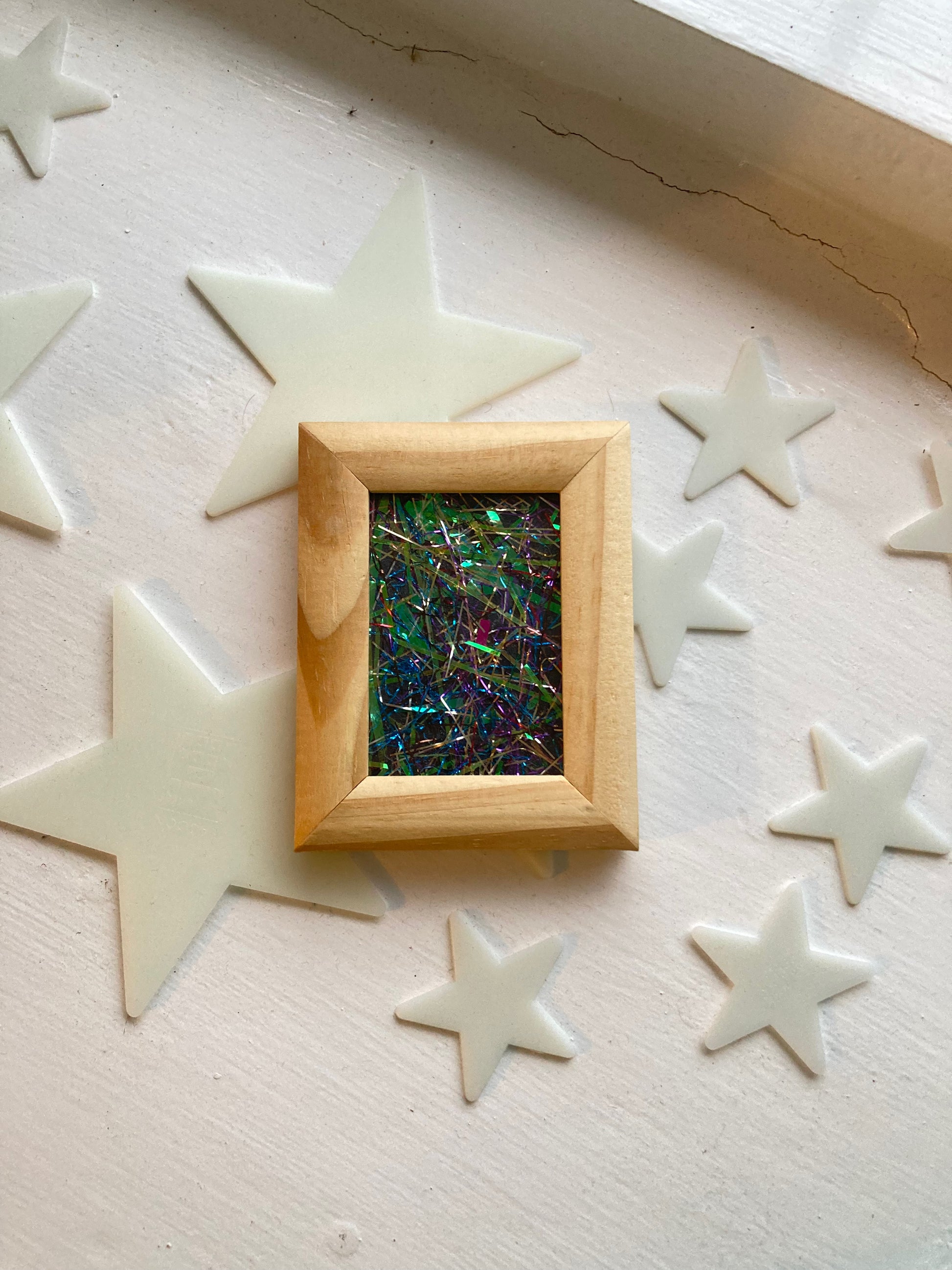 Mini Glitter Trash Frame - Rectangle image 1