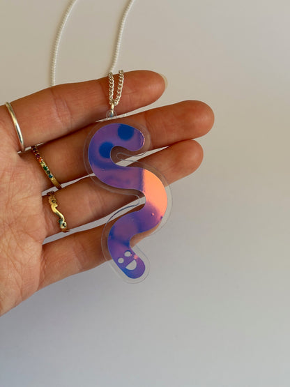 Wormie Necklace - Twilight Aurora image 5