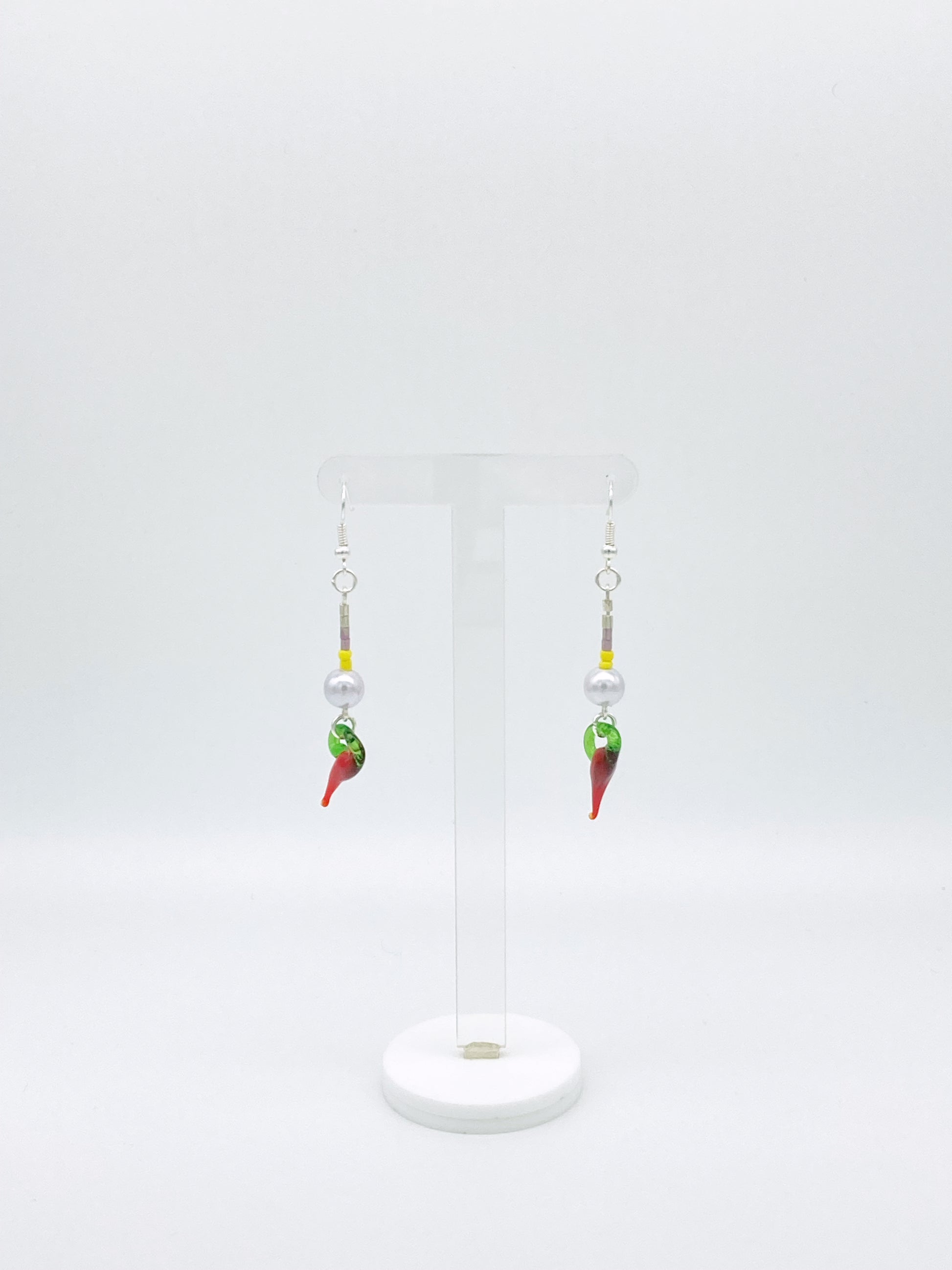 Pearl Chilli Dangle Earrings image 5