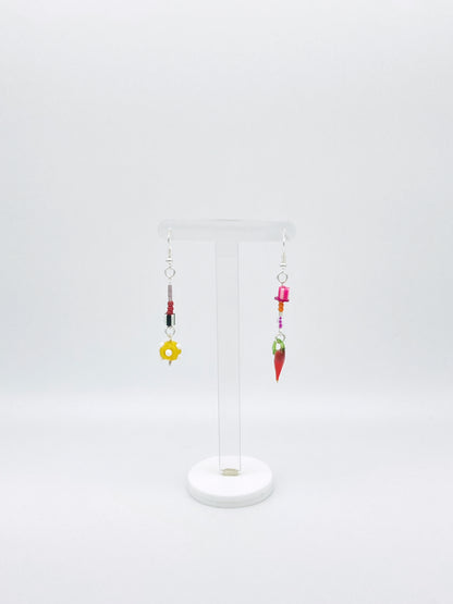 Arty Chilli Abstract Dangle Earrings image 2