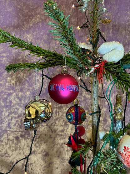 Pink Matte Nat Bauble image 0