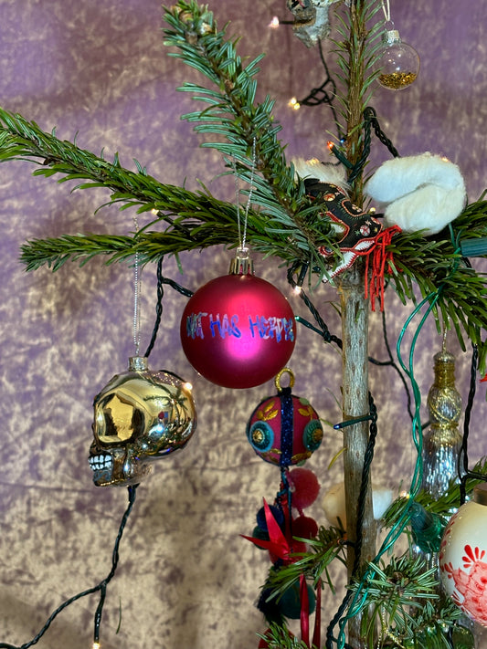 Pink Matte Nat Bauble image 0