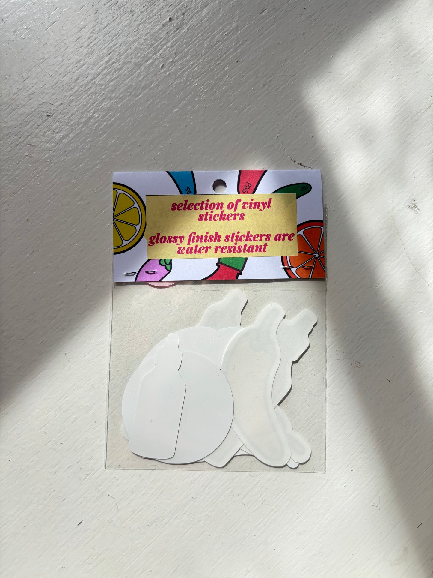Chilli Citrus Vinyl Stickers