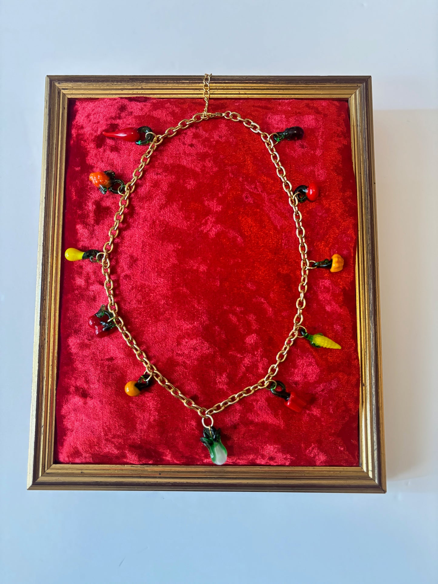 Fruit and Veggie Charm Necklace