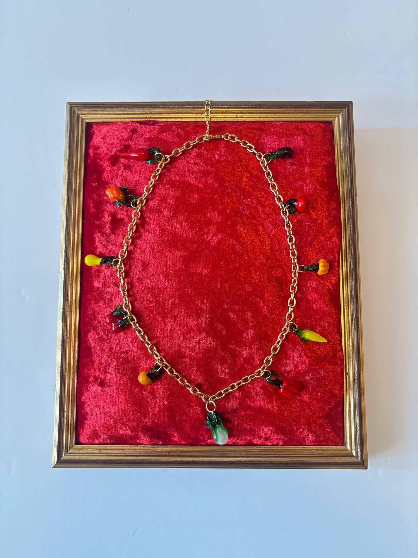 Fruit and Veggie Charm Necklace