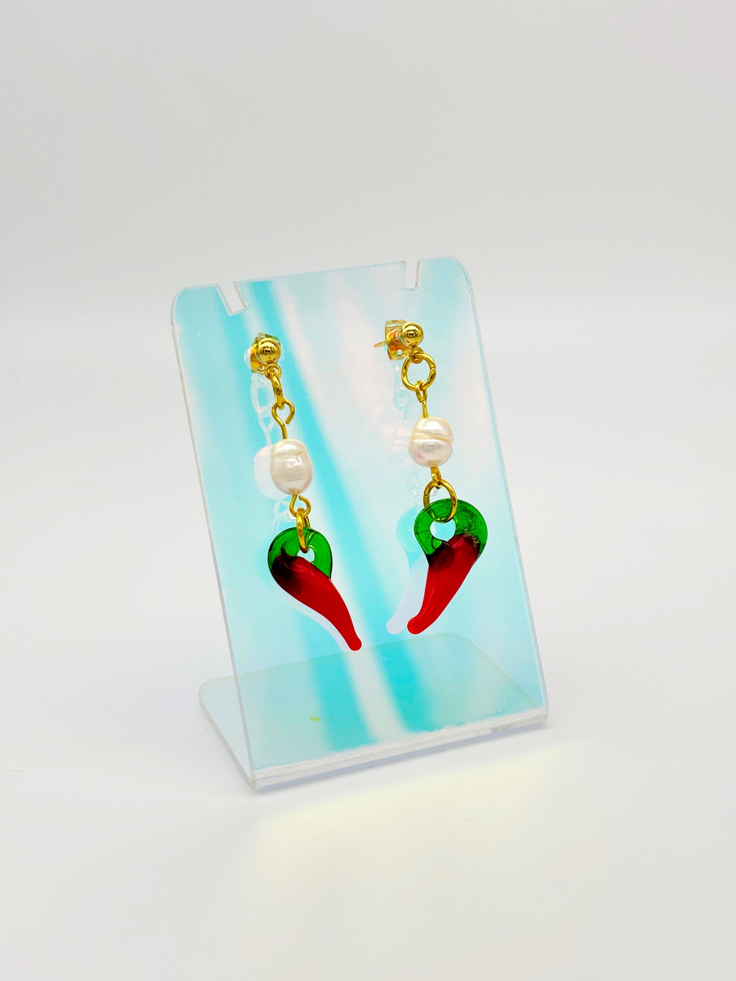 Freshwater Pearl Chilli Earrings image 0