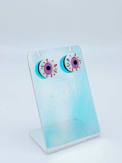 Eyeball Studs - Lavender image 1
