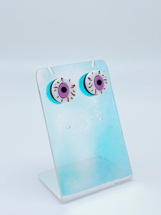 Eyeball Studs - Lavender image 1