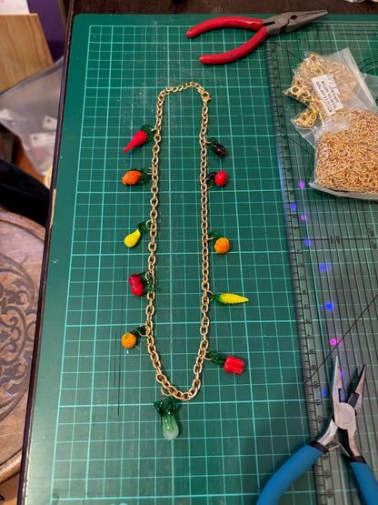 Fruit and Veggie Charm Necklace image 2