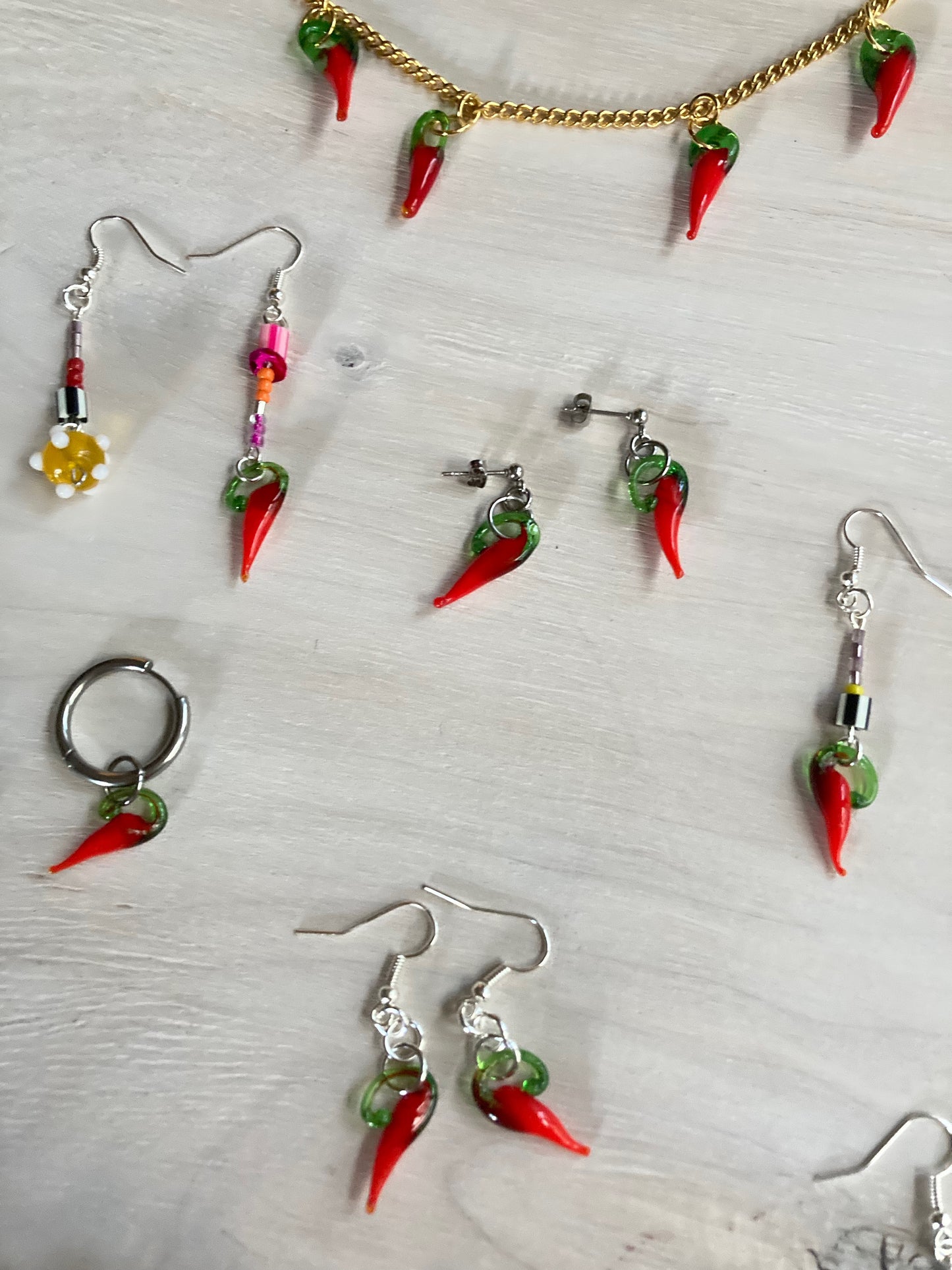 Chilli Dangle Earrings image 2