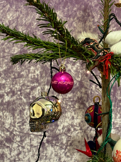 Mini Pink Chrome Nat Bauble image 2