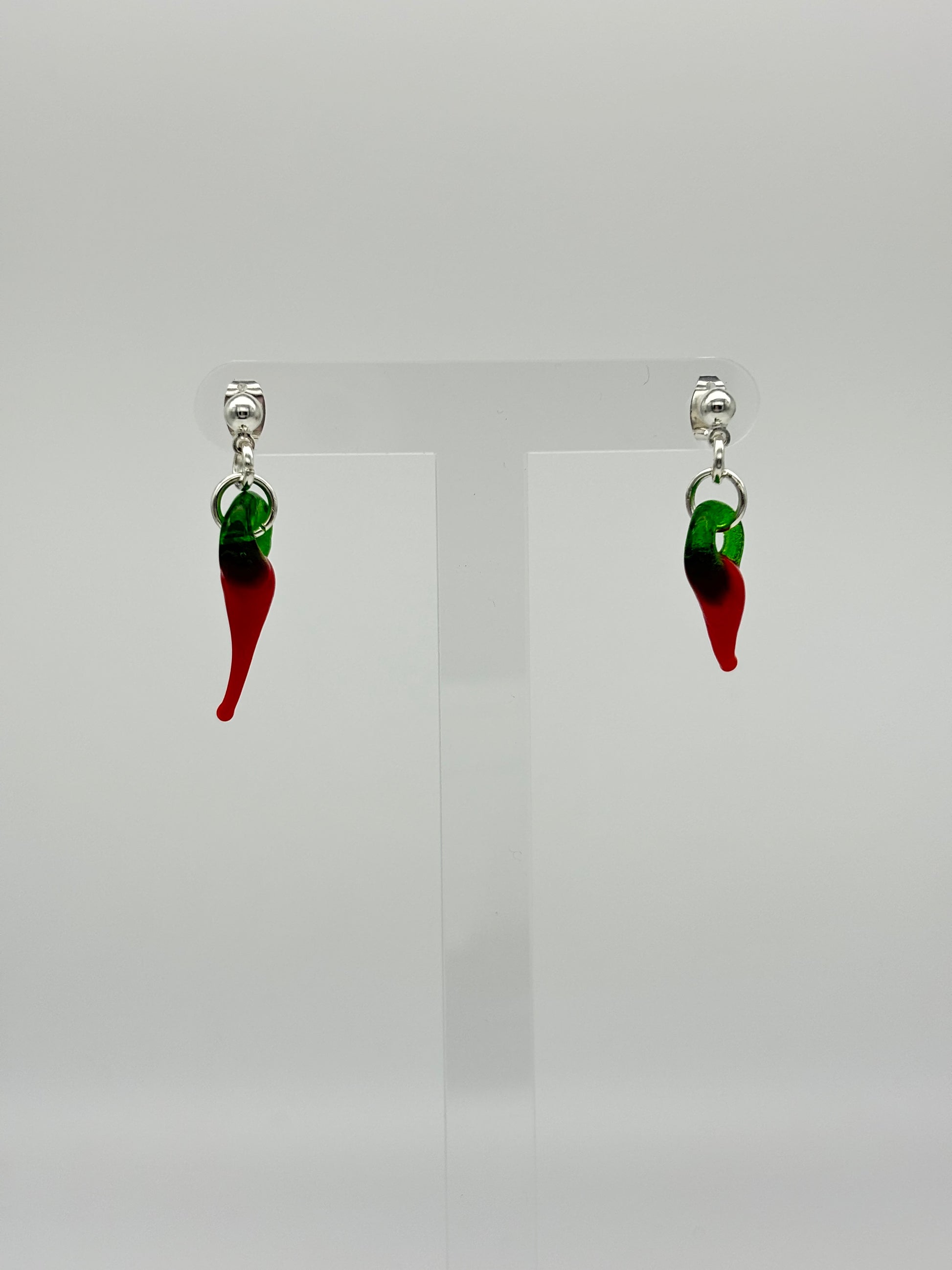 Ball Post Chilli Earrings image 4