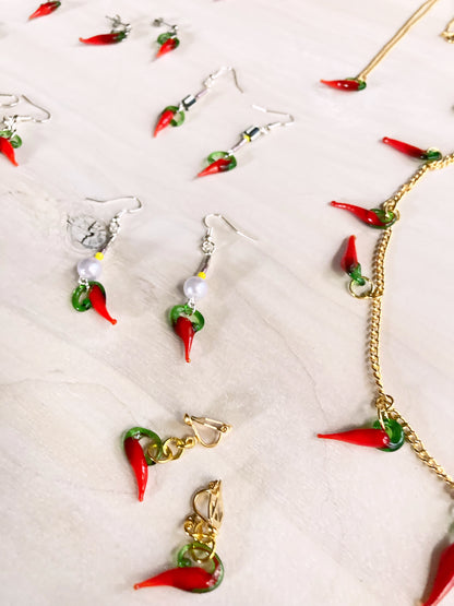 Pearl Chilli Dangle Earrings image 6