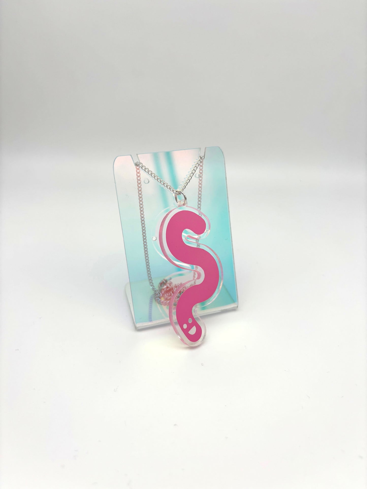 Wormie Necklace - Baby Pink image 2