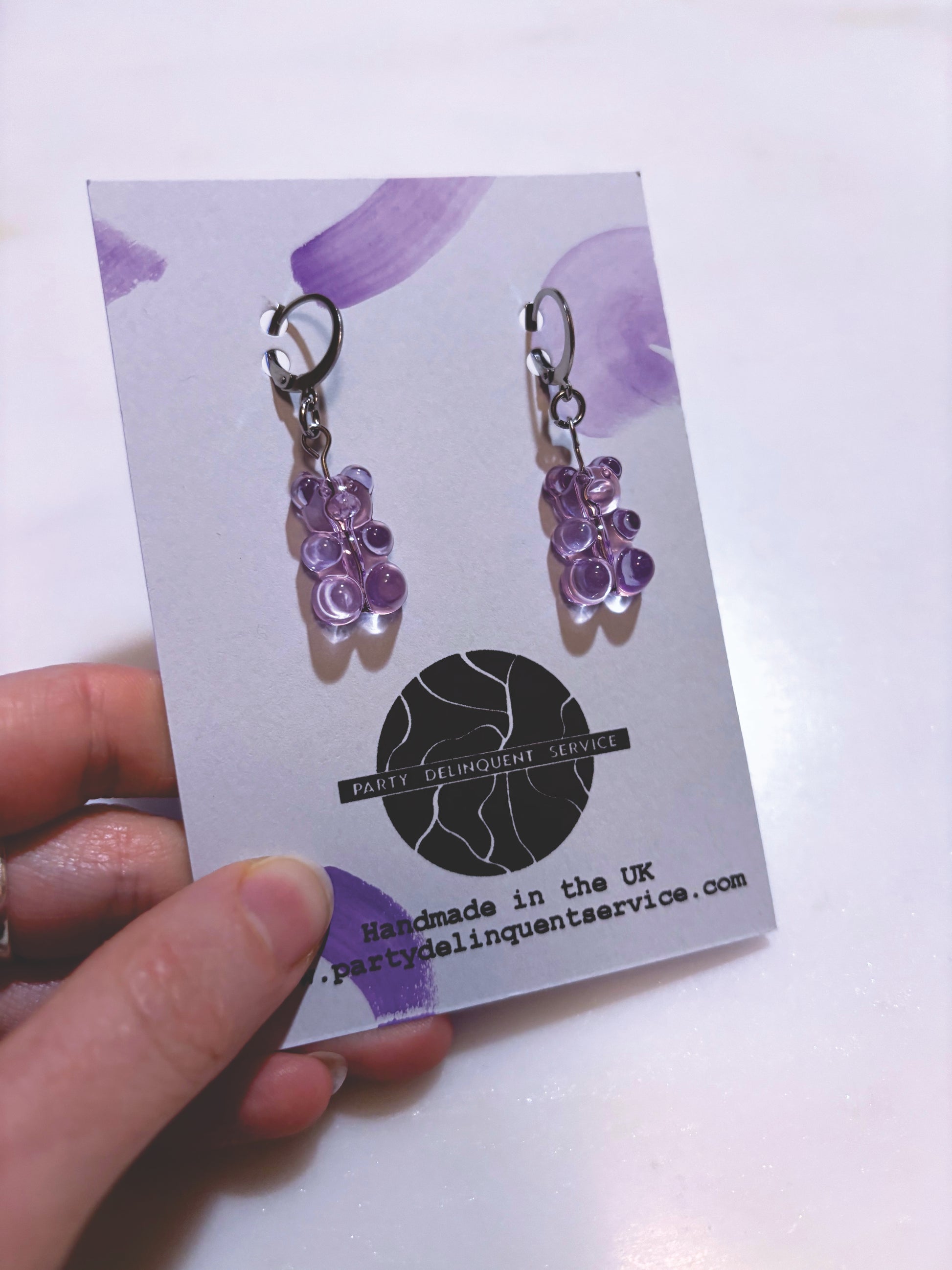 *Sample* Gummy Bear Earrings image 1