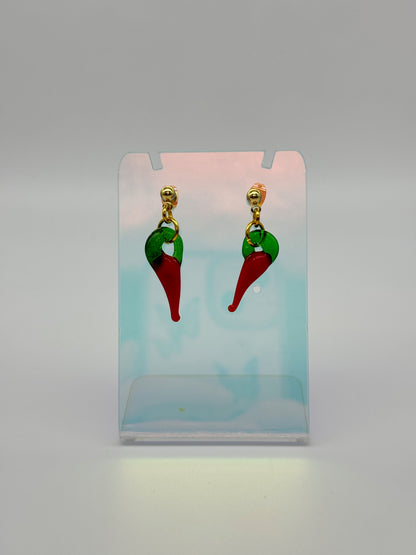 Ball Post Chilli Earrings image 3