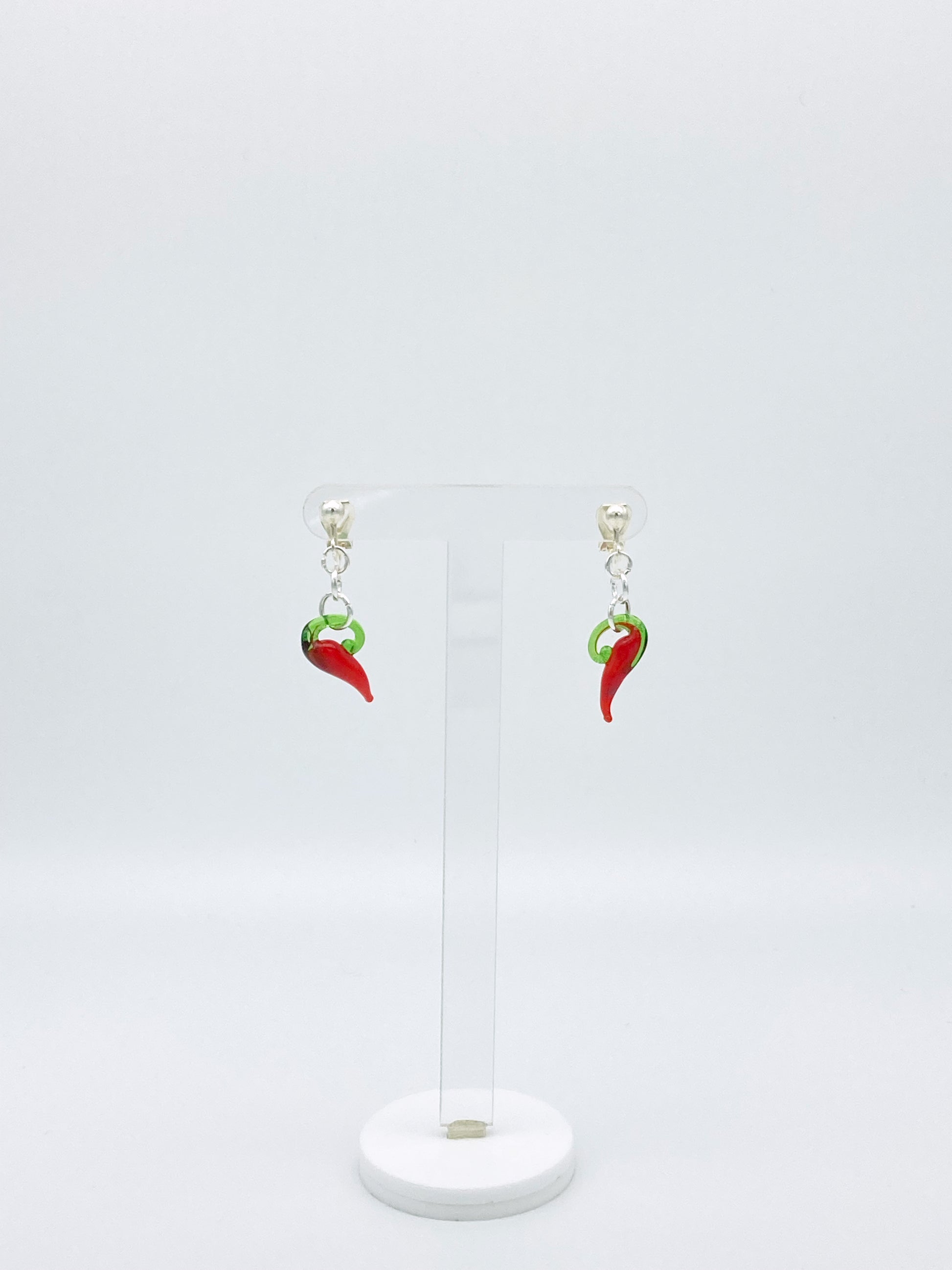 Clip On Chilli Earrings image 4