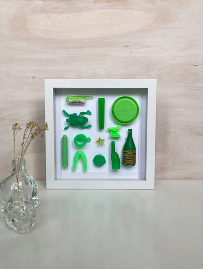 Plastic Paradise Frame in Green image 1