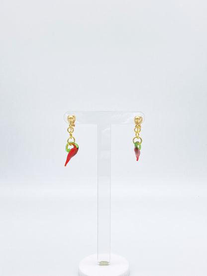 Clip On Chilli Earrings image 3